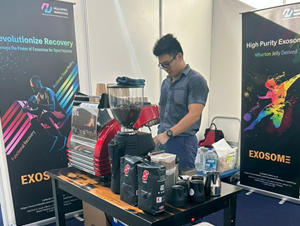 HeathPro in Medical Expo , VVIP Make coffee for Minister & Members of the Media